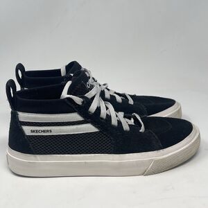 Skechers One Champ Ultra Shoes Womens 9 Black Suede Memory Foam Skate Sneakers